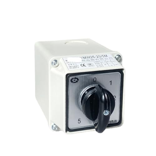 Commutateur à came rotatif LW26-20/5M 20A inverseur universel à 6 positions