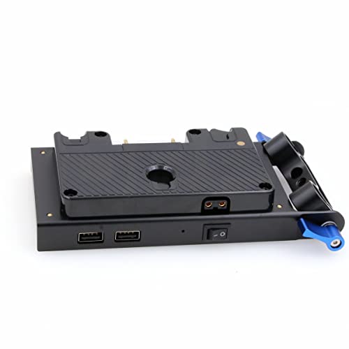 Batería LP-E6 dummy con placa V-Mount para grabar documentales largos sin cortes en exteriores 3
