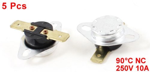 Termostato KSD301 40°C 104°F Uxcell - Interruttore Termico A Riarmo Automatico, 4 Pezzi