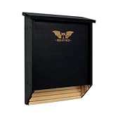 Wildyard Bat House for Outdoors - La Maison Complète pour Chauves-Souris pour l'extérieur - Nettoyez Votre arrière-Cour des moustiques - Boîte à Chauves-Souris sans Peinture à l'intérieur