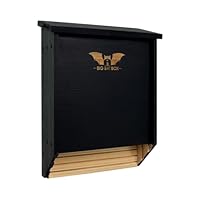 Wildyard Bat House for Outdoors - Der Komplette Fledermauskasten für den Außenbereich - Säubere deinen Garten von Mücken - Fledermauskasten ohne Lack innen - Eine Kammer Zedernholz-Fledermauska
