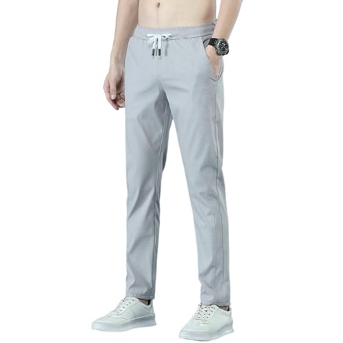 Pantalon d'été décontracté en soie glacée idéal pour vos journées en ville