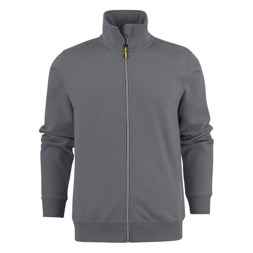 Veste de survêtement JAVELIN RSX homme grise à fermeture éclair intégrale et col montant