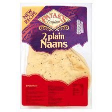 Patak's 2 x Plain Naan Bread 280G