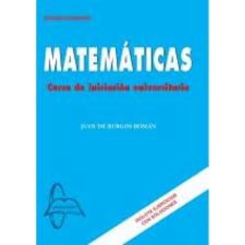 Portada de Matematicas Curso de Iniciacion Universitaria