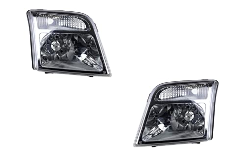 Johns, Juego de faros delanteros para Transit Connect 02 06/02 - H4 Set izquierdo y derecho