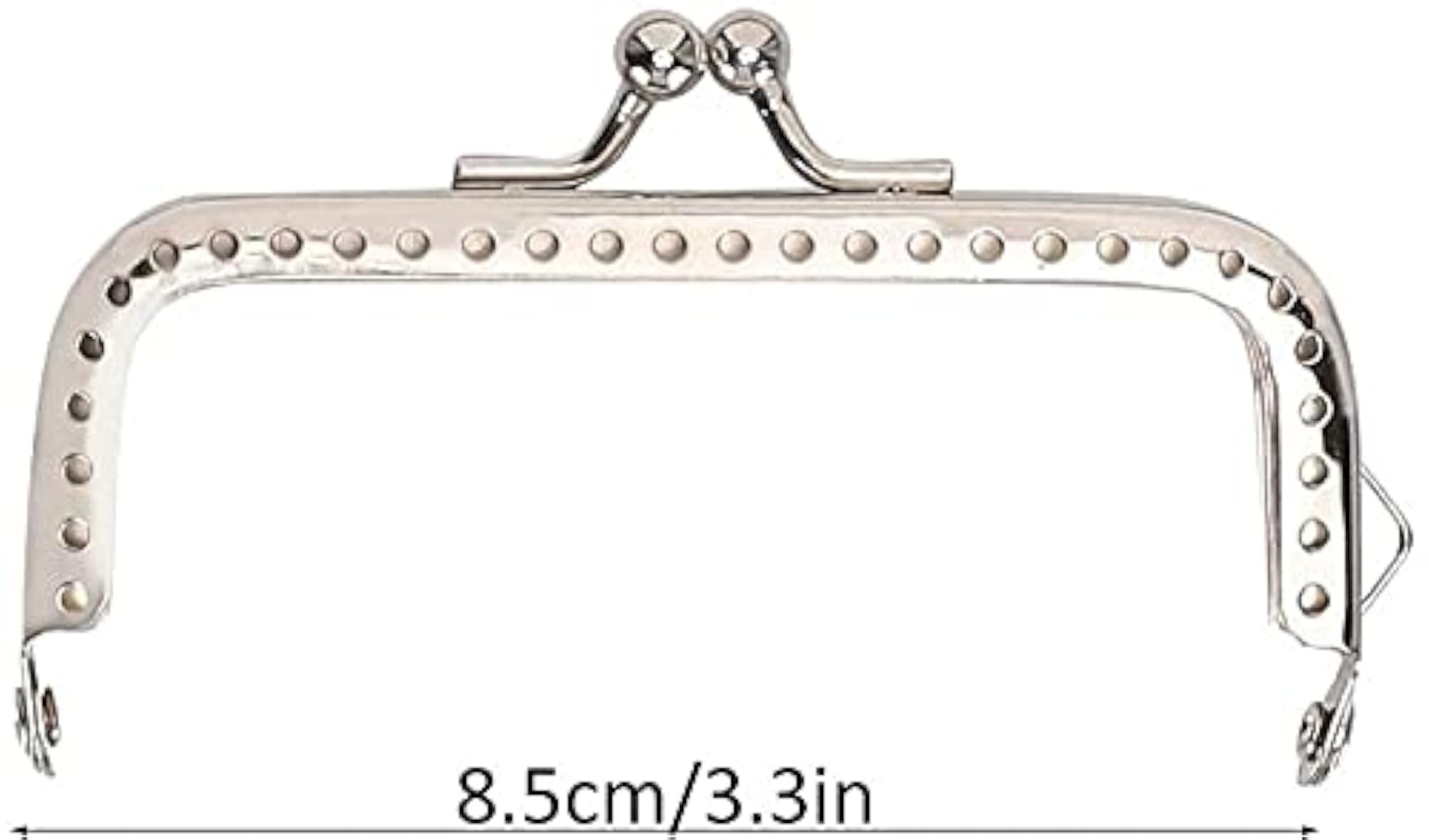 10Pcs Metal Purse Frame for DIY Craft Coin Bag