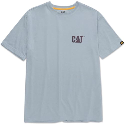 T-Shirt de Marque déposée Cat Homme Vêtement Coupe Droite Regular Big