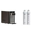 CLCTPOU620UVF2 Brio Self-Cleaning Countertop Bottleless Water Cooler Dispenser -with 2-Stage Water Filter and Installation Kit, Tri Temp Dispense, UV Cleaning - Black