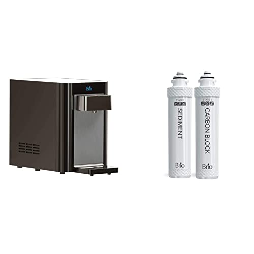Clctpou620Uvf2 Brio Self-Cleaning Countertop Bottleless Water Cooler Dispenser -With 2-Stage Water Filter And Installation Kit, Tri Temp Dispense, Uv Cleaning - Black #TOP14