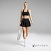 Spyder Tennis Skirts for Women – Pleated Skirts for Women Athletic Performance Skorts for Women with Pockets Black