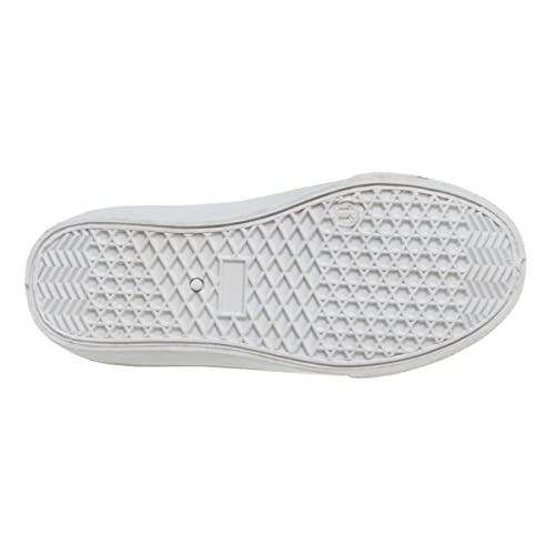 Image of French Toast Boys Girls Shoes -Unisex Athletic Casual Dress Kids School Uniform Loafer Oxford Canvas Tennis Sneakers (White /Black) (Little Kid /Big Kid)