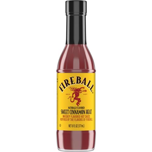 Fireball Whiskey Flavored Hot Sauce, 6 oz