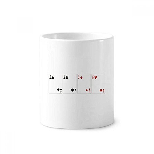 Coupe en céramique blanche 350ml pour ranger vos crayons et stylos sans encombrement