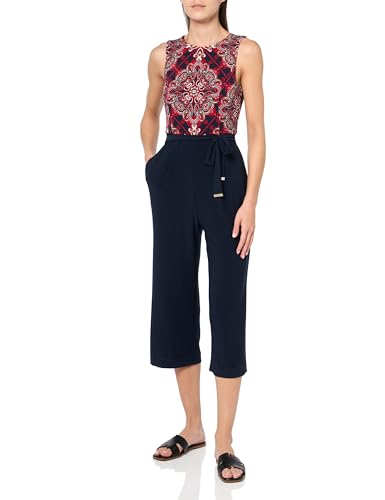 Jumpsuit Tommy Hilfiger sin mangas estampado cachemira de diseño exclusivo