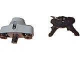 USA Premium Store Hurricane Shutter Lock, Hi Velocity Lock Kit, Accordion Shutter Hardware, White