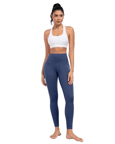 Image of ATHVOTAR Leggings with Pockets for Women, 7 Packs High Waisted Workout Tummy Control Yoga Pants