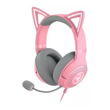 Headset Kraken Kitty V2 Pro Pink Razer - RZ0404510200R3U