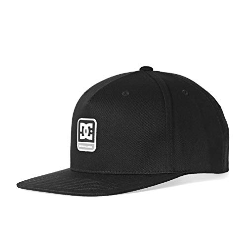 DC Shoes Snapdragger - Gorra con Ajuste Posterior A Presión para Hombre Gorra, Hombre, Black, One Size
