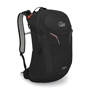 Lowe Alpine AirZone Active Backpack for Day Hiking and Outdoors, Airzone Active 26 Liter, Black