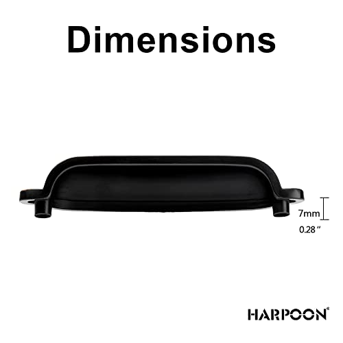 Bin Cup Handle Old European Pull 3 3/4 (96Mm) Inch Hole Centers Drawer Pulls Kitchen Cabinet Hardware Pack Of 10, Oil-Rubbed Bronze #TOP4