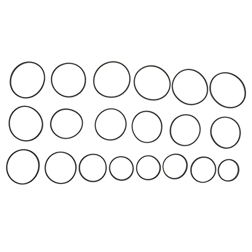 BRIGHTFUFU Excellent Wear Resistance 20pcs Cassette Deck Belts Flat Rubber Cassette Machine Repair Belt