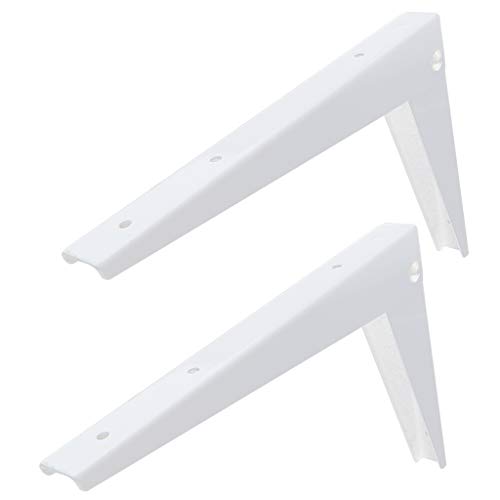 Generic 10pcs Suporte de ângulo Reto de aço Suportes de Canto -2/12/14 Polegadas - 10 polegadas