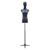 Manichino da sarto per vendita al dettaglio, manichino da sarto per vendita al dettaglio, busto da donna, corpo regolabile, mezzo busto, comodo e durevole, per negozio di abbigliamento, vetrina di s