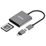 【Cuerpo pequeño, alta velocidad】 Más pequeño que una palma, pero soporta tarjetas de memoria XQD leer y escribir fotos de alta resolución, vídeos Full HD de tu tarjeta XQD rápidamente. Con especificación USB 3.1, compatible con USB 2.0/1.1. Haz que se transfiera a tu ordenador de manera más rápida y eficiente.