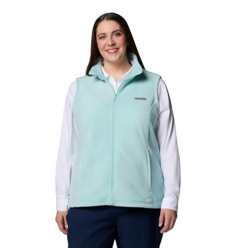 Columbia Women's Benton Springs Vest, Spray, 1X