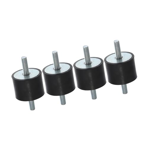 Amortiguadores antivibración M8 de caucho denso 40x30mm con perno de alta resistencia