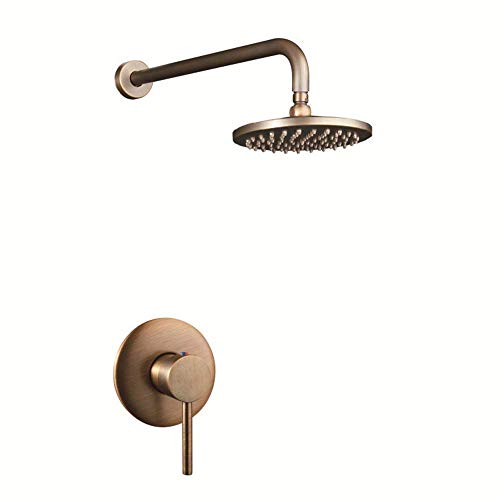 Ensemble de douche tout en cuivre pour une ambiance spa vintage à la maison
