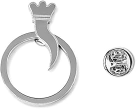 BRERA 67 - Porta occhiali uomo spilla, Portaocchiali per occhiali da sole e da vista, Supporto per occhiali magnetico o con pin color argento, Reggi occhiali
