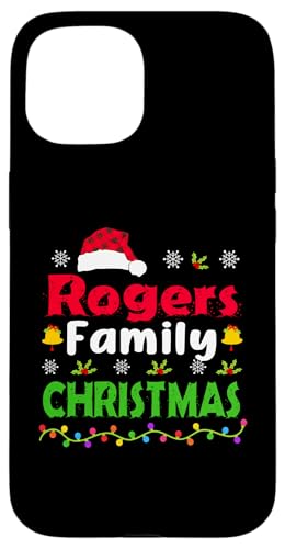 Rogers Family Christmas Matching Personalised Funny Xmas �X�}�z�P�[�X iPhone 15 �p