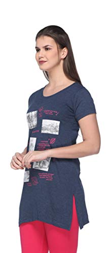 Image of In Love Women's Plus Size Cotton Printed T-Shirt with Pocket - Combo Pack of 2