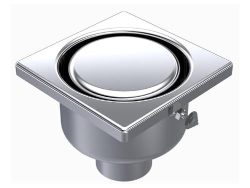 Siphon inviolable, sortie verticale diamètre : 40 Acier inoxydable 1040F