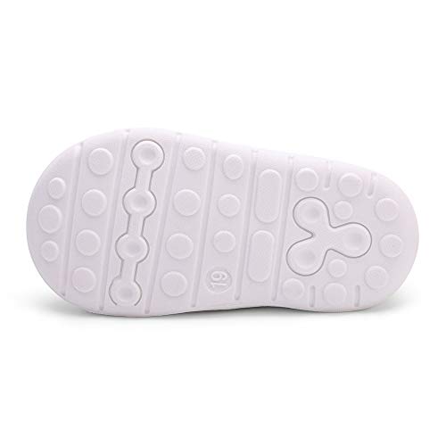 Peggy Piggy Baby Shoes Boy&Girl Infant Sneakers Non-Slip First Walking Shoes Breathable Mesh Shoes 12 Months(20313-Gry-17) #TOP2