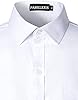 PARKLEES Men's Urban Stylish Casual Business Slim Fit Long Sleeve Button Up Dress Shirt with Pocket White XXL #4