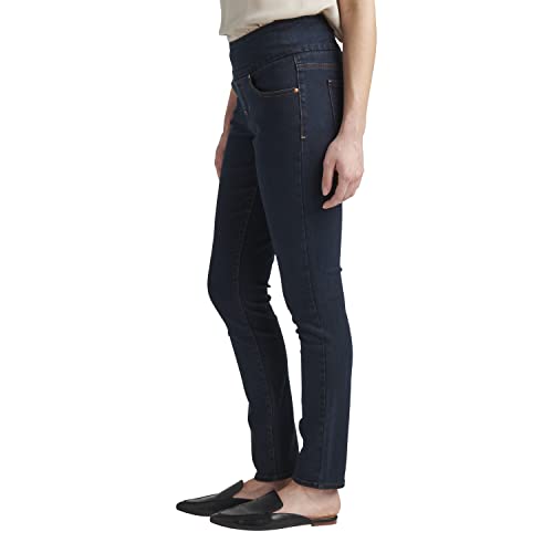 JAG Jeans Women's Nora Mid Rise Skinny Pull-on Jeans, After Midnight EDB422, 162