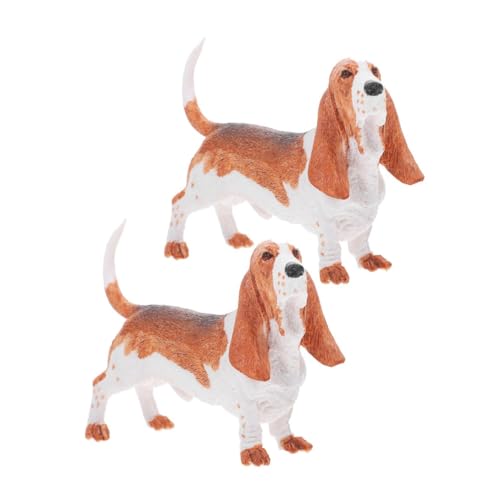 Modèle figurine de chien d'artisanat précis pour décoration de table