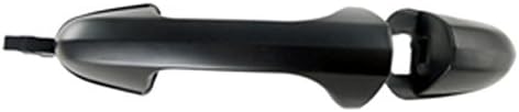 PARTOMOTIVE for 04-08 Pacifica Front Smooth Black Outside Exterior Door Handle+B