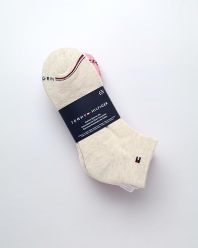 Image of Tommy Hilfiger Womens Quarter Socks - 6 Pack Soft Cushioned Athletic Performance Ankle Socks for Women for Sports and Running