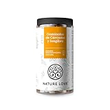 Gominolas de Cúrcuma y Jengibre NATURE LOVE® con cinc - 90 uds. - Sin azúcares añadidos, 93% de fruta - Alternativa a cápsulas de cúrcuma y golden milk - Vegano, probado en laboratorio