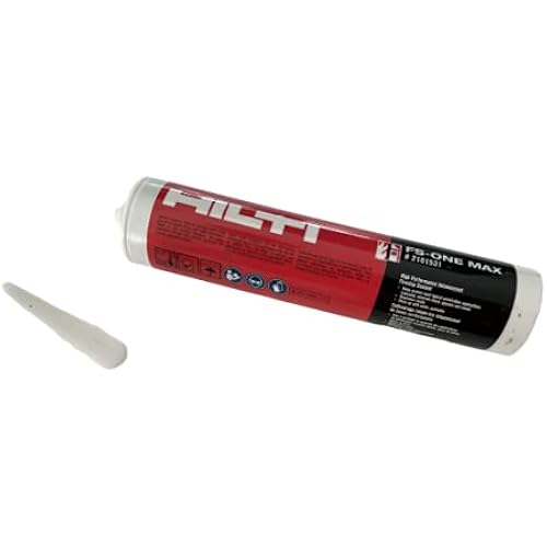 HIlti 2101531 FS-ONE MAX 10.1oz Tube (1 Tube) firestop fire Protection Systems