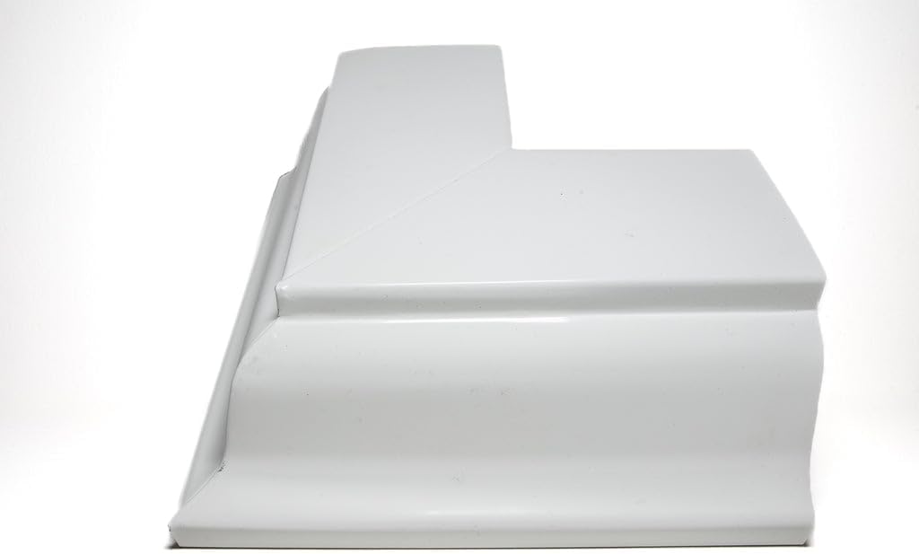 6" K Style Gutter Box Miters (20 Pack) (Inside / 80° White)
