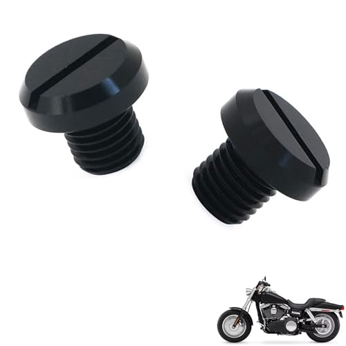 generisch 2PCS motorrad spiegel stopfen kompatibel mit Harley Fat Bob,Motorcycle rearview mirror blind plug tuning zubehör