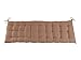 CB Home & Style Bankauflage Bankkissen 4 cm dick Sitzpolster Bank Gartenbank Auflage (120 x 40 cm, Sand)