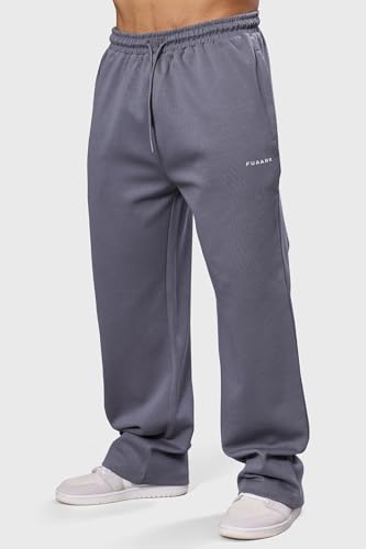 Image of FUAARK Mens Eclipse Straight Tracks Oversized Cotton Gym & Streetwear Pants