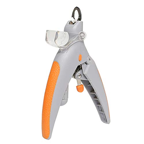 Gwolf Professionele nagelknippers voor honden, nagelknippers voor honden, nagelknippers voor huisdieren met snelle veiligheidsbescherming om overmatig knippen te voorkomen en voorzien van LED-licht