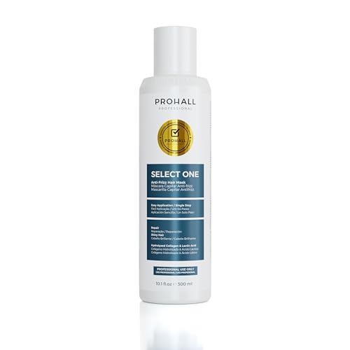 Select One Keratina Para Alisar el Cabello-Tratamiento Alisado Brasileño Sin Formol en Casa-300ML/10.1Oz-Hasta 6 Meses de Duración-Transforma tu Cabello en Mechones Lisos y Suaves-Prohall Professional